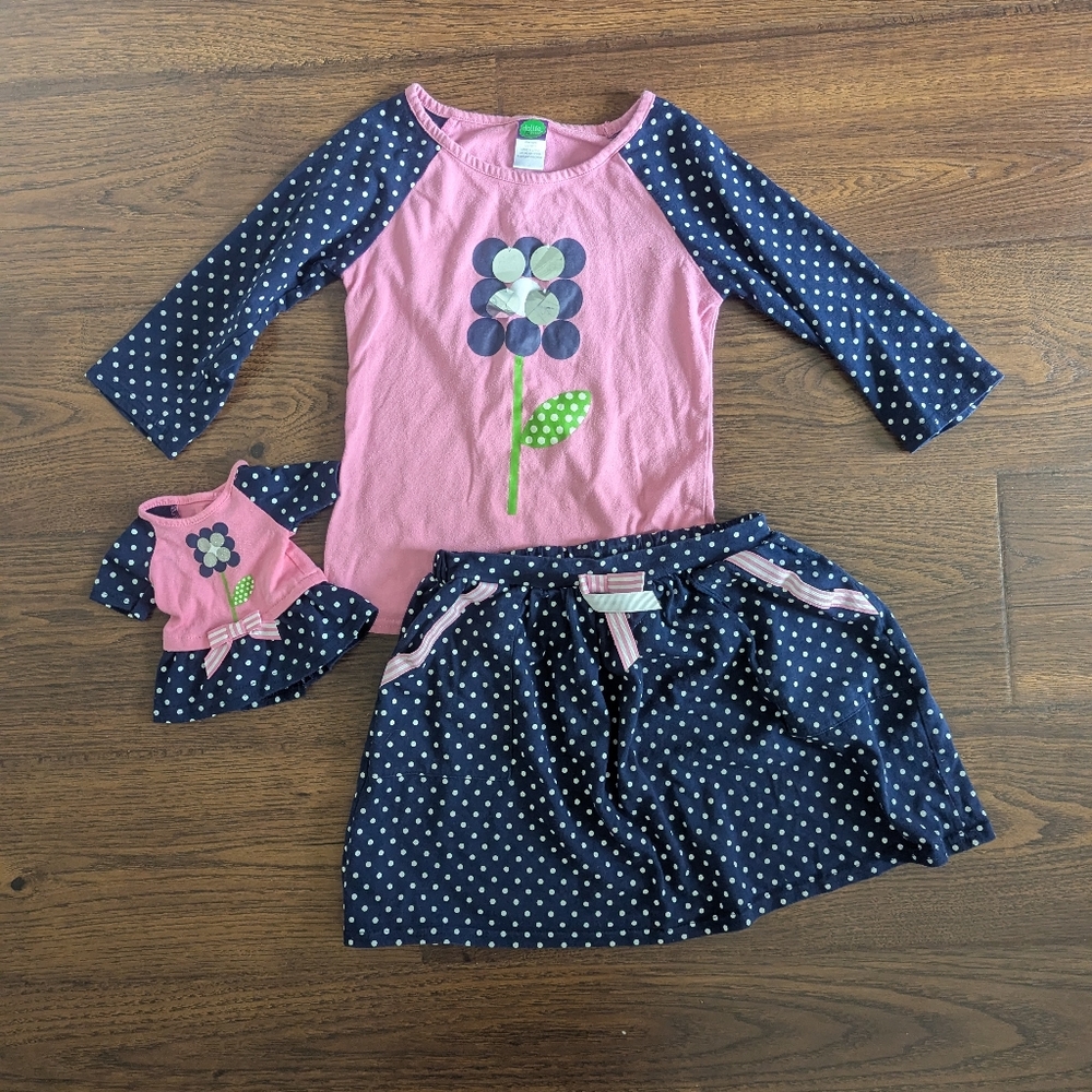 Dollie & Me Matching Set Size 10 American Girl 18" Doll
